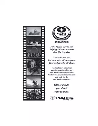 2005 Polaris Sportsman 700 EFI owners manual Preview image 4
