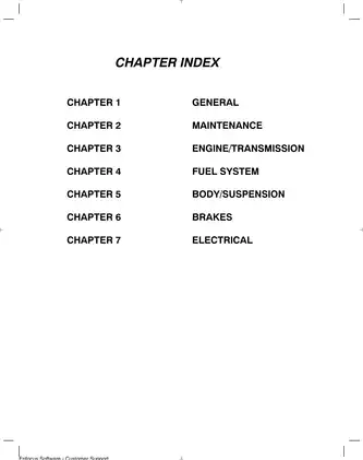 2003-2007 Polaris Predator 500 repair manual Preview image 1