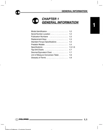 Polaris Predator 500 Service Manual (2003) - Comprehensive Guide Preview image 3