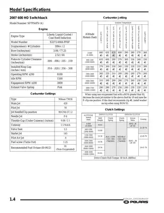 2007-2008 Polaris IQ, 600, 700, 800 snowmobile repair manual Preview image 5