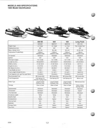Snowmobile manual for 1985-1995 Polaris models Preview image 3
