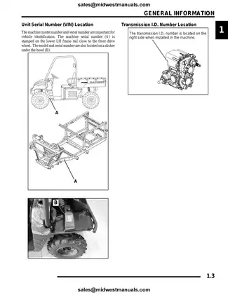 2008 Polaris Ranger Crew XP 6x6 shop manual Preview image 3