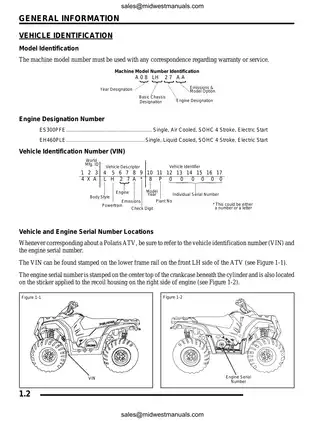 2008 Polaris Sportsman 300, Sportsman 400 ATV repair manual Preview image 2