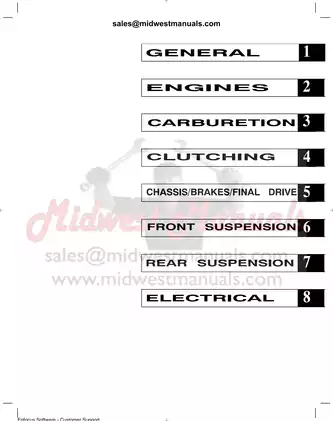 2002-2003 Polaris Pro X, 440 Pro-X Fan, 440 Pro-X, 600 Pro-X, 700 Pro-X, 800 Pro-X snowmobile repair manual Preview image 4