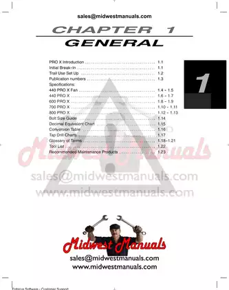 2002-2003 Polaris Pro-X Series Snowmobile Service Manual Preview image 5