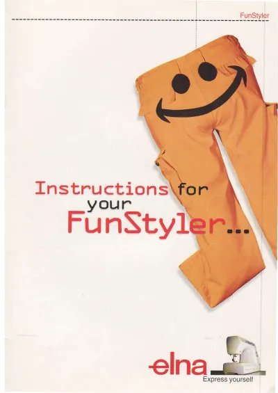 Elna FunStyler Sewing Machine Service Manual (P/N 395705-22)