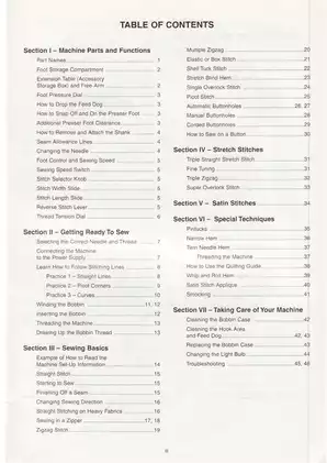 Elna FunStyler Sewing Machine Manual - Comprehensive Guide for Seamstresses Preview image 3