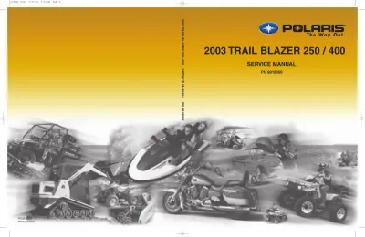 2003 Polaris Trail Blazer 250 / 400 Service Manual (P/N 9918059)