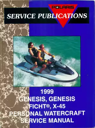 1999-2002 Polaris Genesis X-45, Genesis Ficht PWC service manual Preview image 1