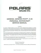 1999 Polaris Genesis FICHT® and X-45 Personal Watercraft Service & Repair Manual (P/N 9915673) – preview page 2