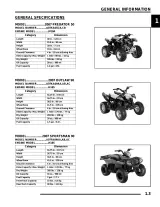 Polaris Predator 50, Outlaw 90, Sportsman 90 ATV 2007 Service Manual (P/N 9920872) – preview page 3