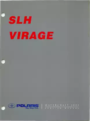 2001 Polaris SLH and Virage Personal Watercraft Service Manual