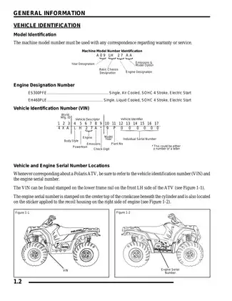 2009 Polaris Sportsman 300, Sportsman 400 HO 4x4 ATV manual Preview image 2