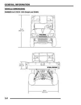 2009 Polaris Ranger 700 EFI Crew 4x4, 6X6 manual Preview image 4