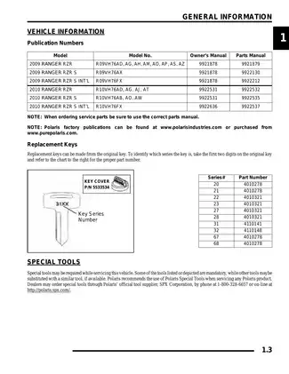 2009-2010 Polaris Ranger RZR S 800 repair manual Preview image 3