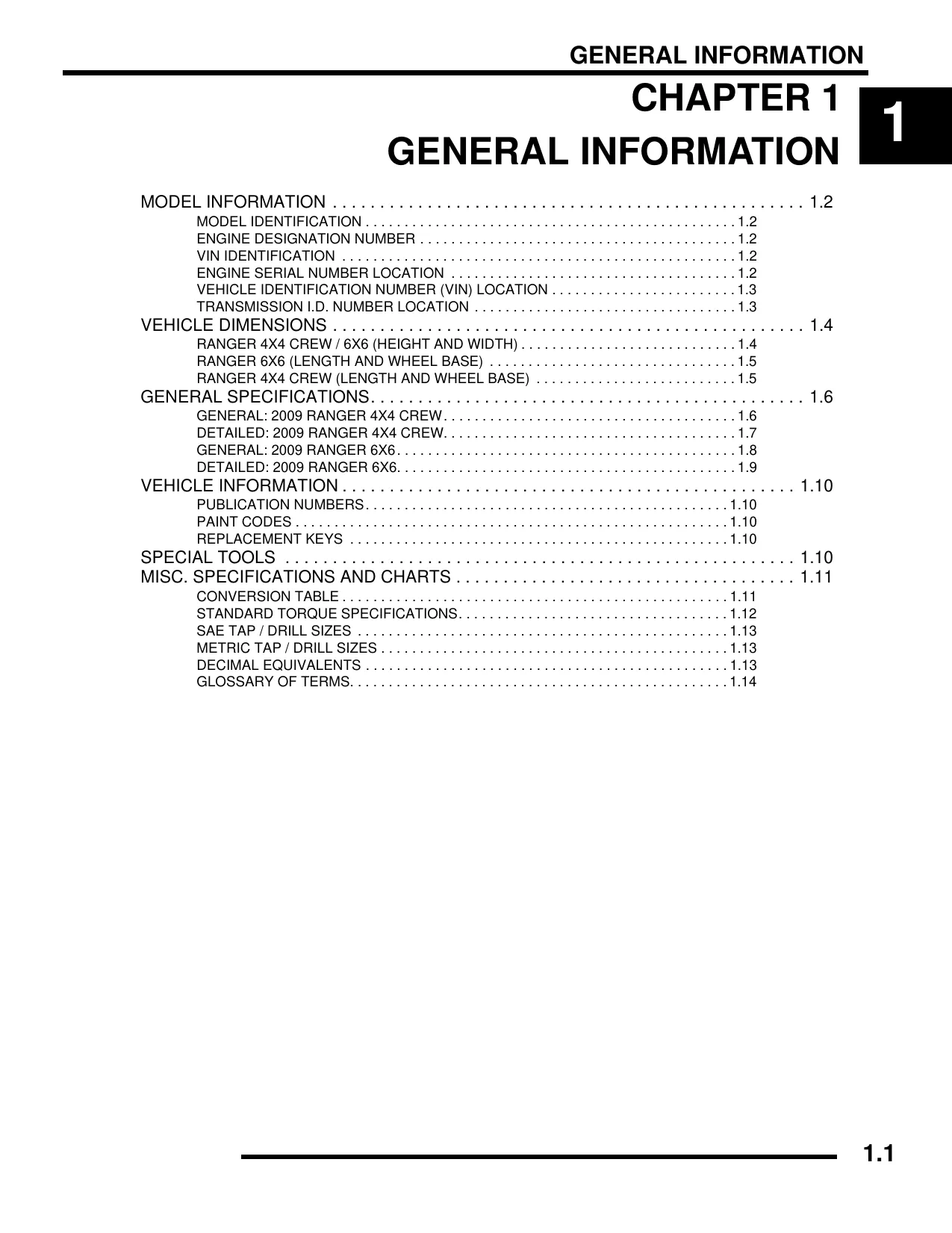 2005-2009 Polaris Ranger XP 700 HD 4x4, 6x6 Crew repair manual