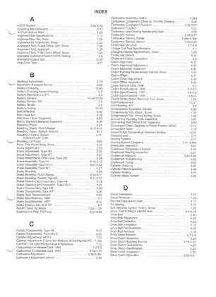 Polaris Indy snowmobile manual, 1996-1998 edition Preview image 1