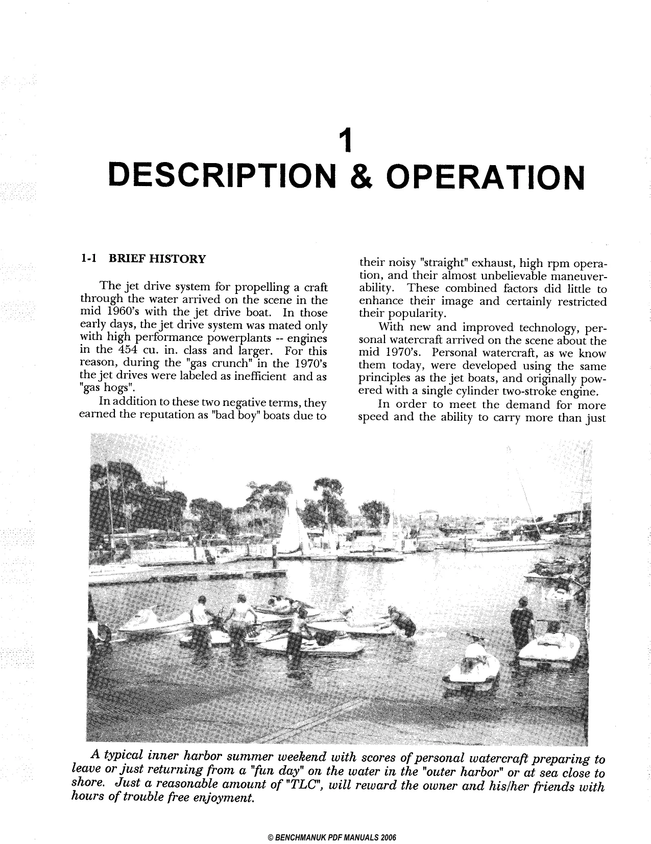 1992-1997 Polaris 650 series, 1050 series PWC service manual Preview image 4