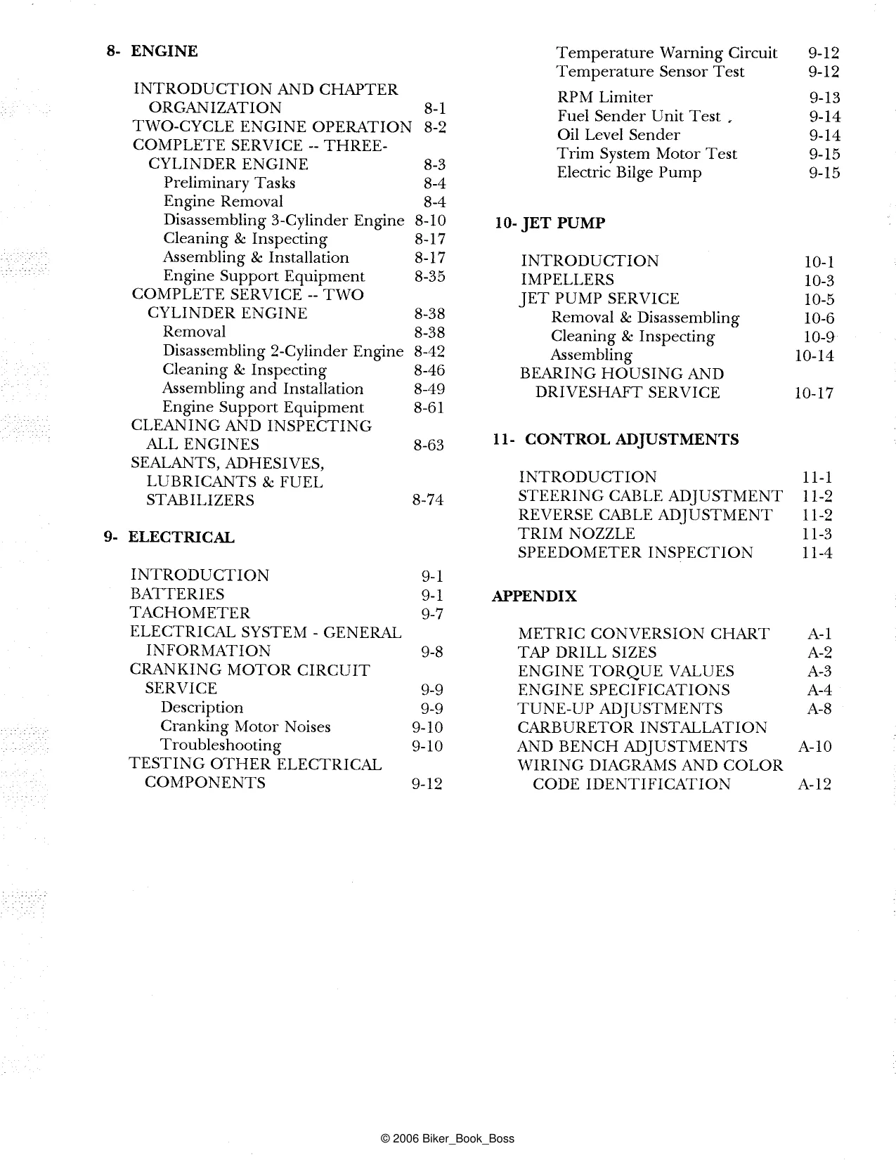 1992-1998 Polaris SL650 SL750 SLT750 SLX780 SL700 SLT700 Hurricane SL780 SLT780 SL900 SLTX SL1050 SLX Pro 785 watercraft repair manual Preview image 3