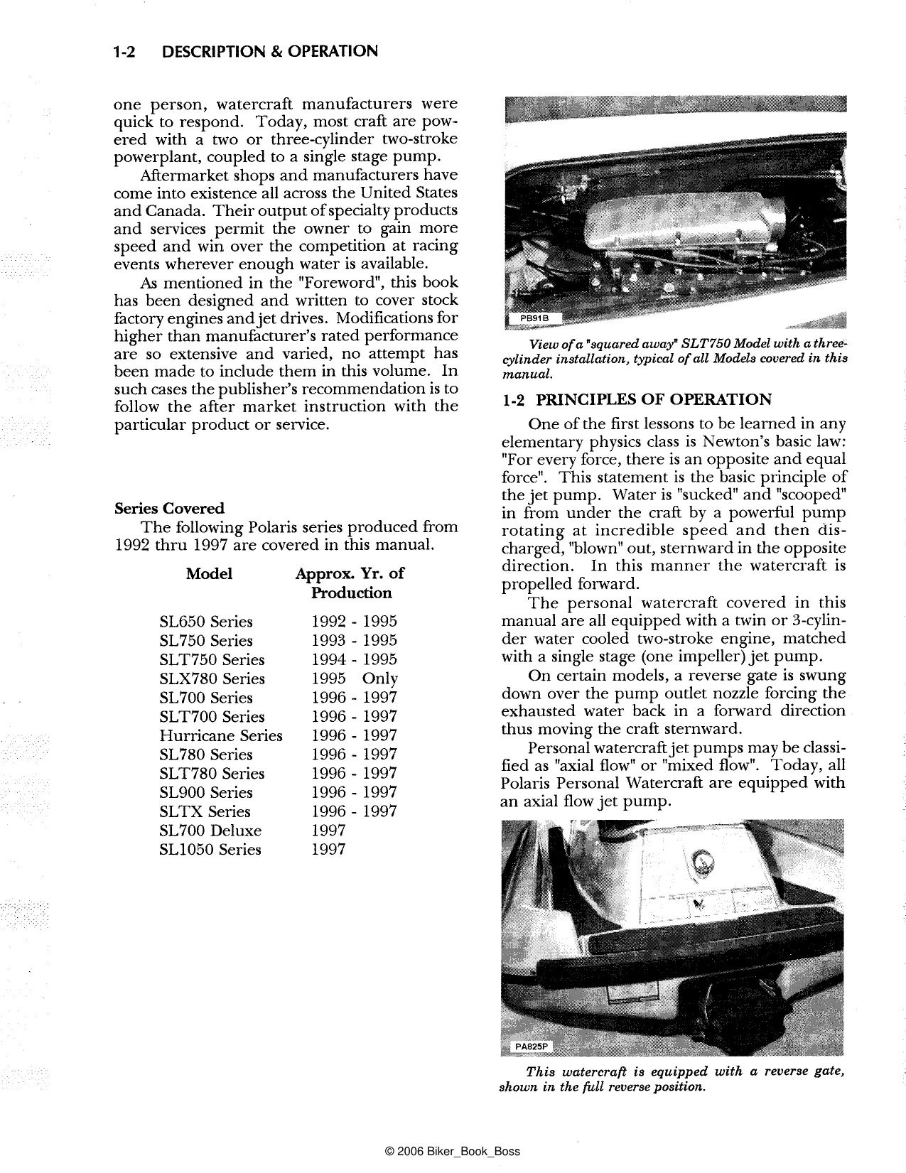 1992-1998 Polaris SL650 SL750 SLT750 SLX780 SL700 SLT700 Hurricane SL780 SLT780 SL900 SLTX SL1050 SLX Pro 785 watercraft repair manual Preview image 5
