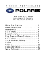 2008 Polaris 600 RR / IQ Racer Snowmobile Service Manual (P/N 9921088) – preview page 3