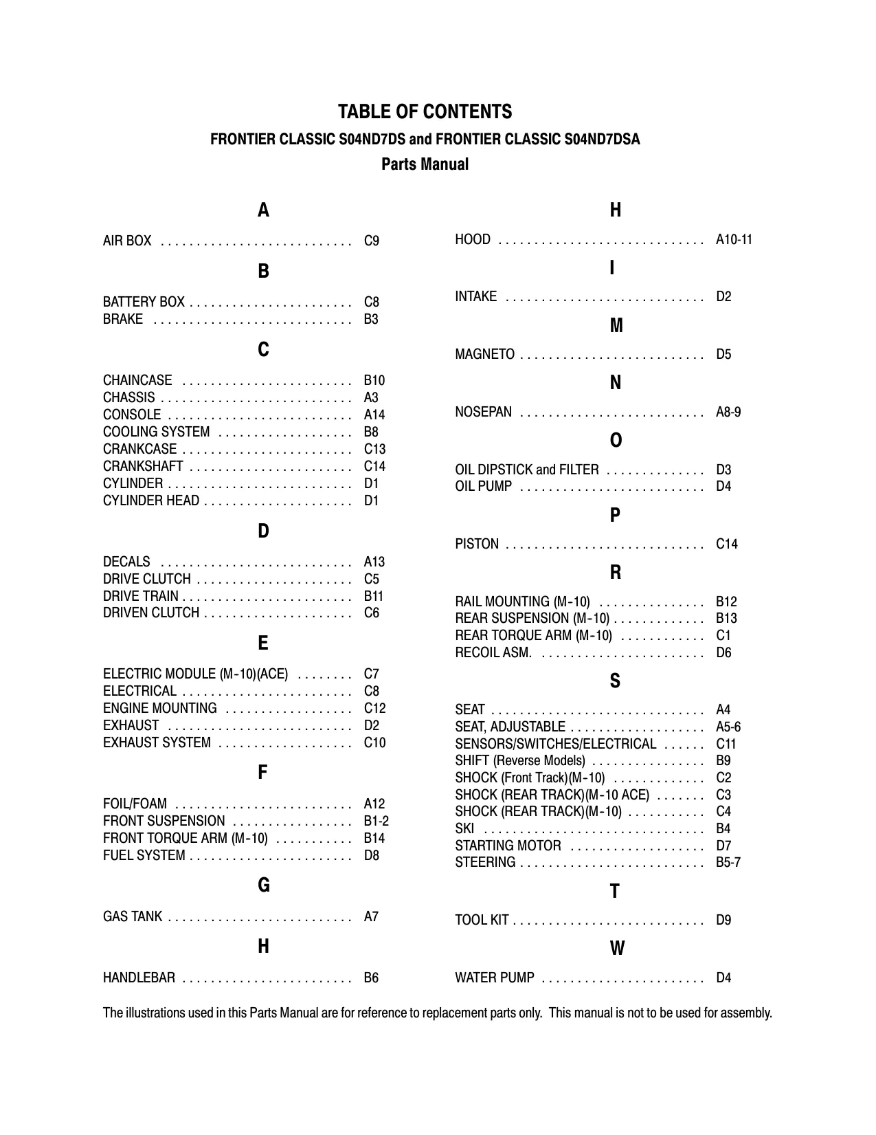 2004 Polaris Pro X 440, 550, 600, 700, 800, X2, XR service manual Preview image 3