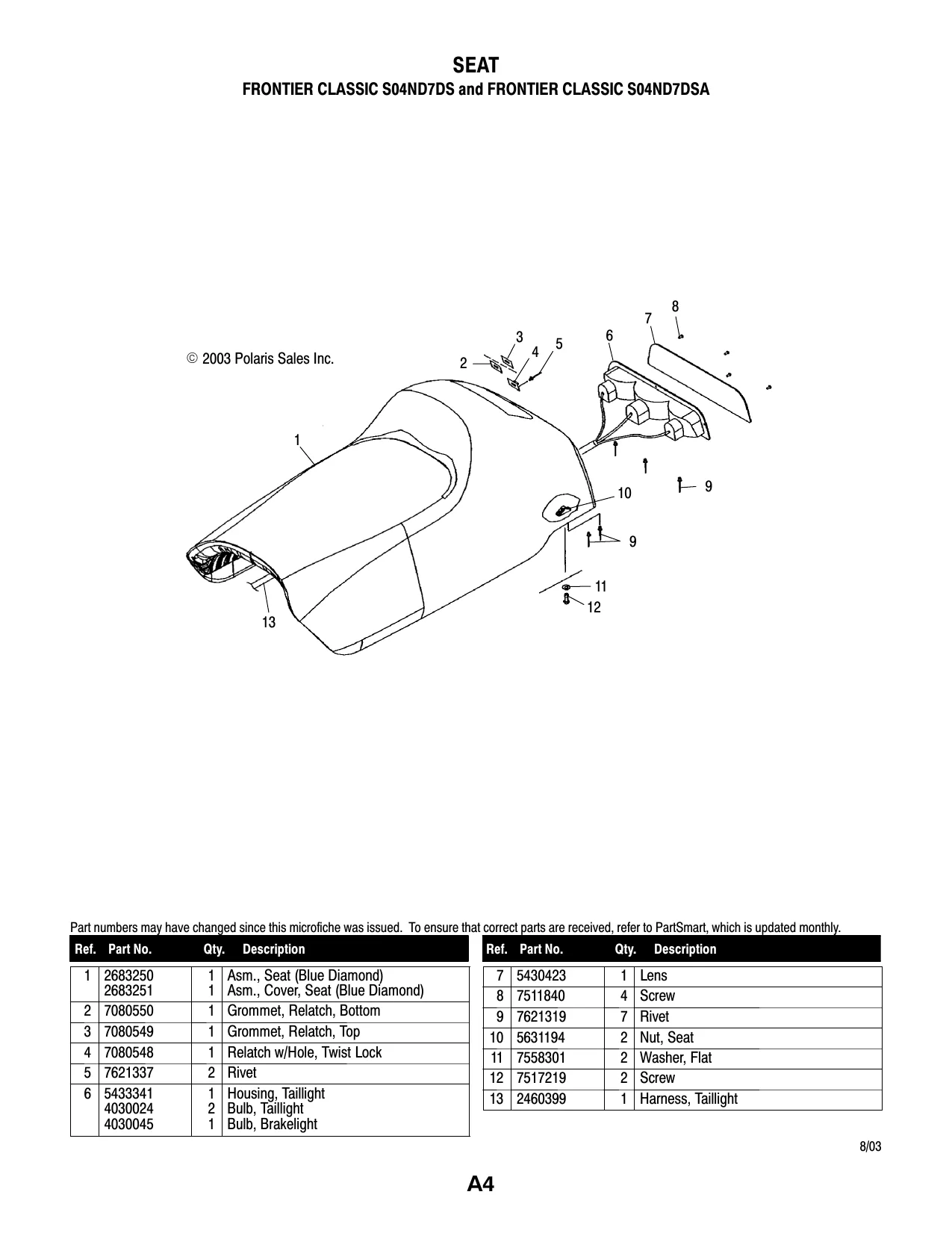 2004 Polaris Pro X 440, 550, 600, 700, 800, X2, XR service manual Preview image 5