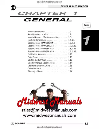 Polaris Ranger 2004 Service Manual - Detailed Repair Guide for 2x4, 4x4, 6x6 Models