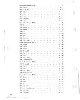 1972-1987 Polaris snowmobile (all models) service manual Preview image 2