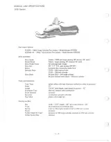 Polaris Colt, Charger, Mustang, TX, Indy & Main Series 1972–1987 Snowmobile Master Service Manual (P/N 0801025) – preview page 4