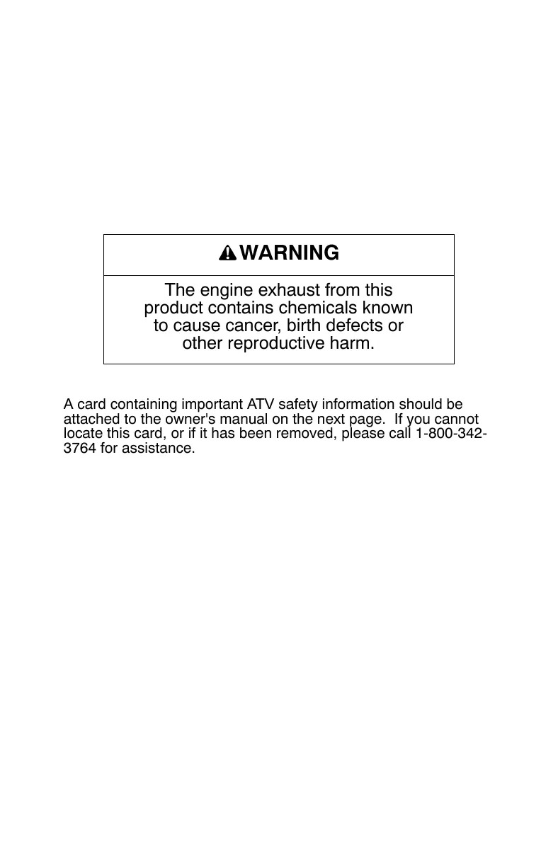 Polaris Sportsman 700, Sportsman 800, Sportsman 800 X2 EFI owner´s + service manual Preview image 3