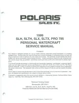1999 Polaris SLH, SLTH, SLX, SLTX, Pro 785 Personal Watercraft Service Manual (P/N 9915085) – preview page 2