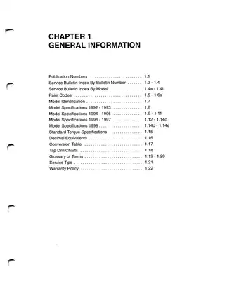 Polaris Personal Watercraft Service Manual (1992-1998) - Comprehensive Repair and Maintenance Guide Preview image 3