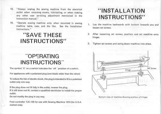 Complete Guide for Sewing Machine 1010: Instructions & Troubleshooting Preview image 3