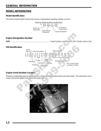 2009-2010 Polaris Ranger RZR 170 manual Preview image 2