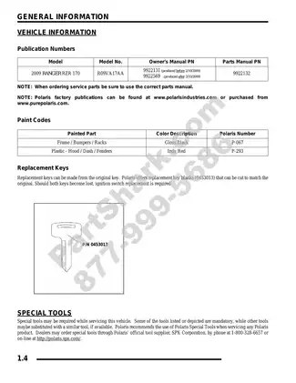 2009 Polaris Ranger RZR 170 Service Manual and Repair Guide Preview image 4