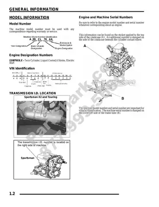 2009-2010 Polaris Sportsman 800 EFI 6x6 repair manual Preview image 2
