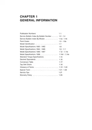 1992-1998 Polaris service manual: SL650 SL750 SLT SL650 STD SLTI50 SLX780 SL700 SLTIOO SL780 SL900 SLTI80 SLTX Hurricane SL700 Deluxe SLT700 SLX Pro 785 SL1050 SLH SLTH SLXH  Preview image 3