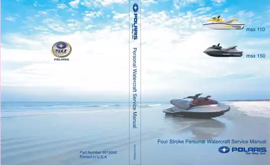 2004 Polaris MSX 110/150 Service Manual - Comprehensive Guide to Maintenance and Repair