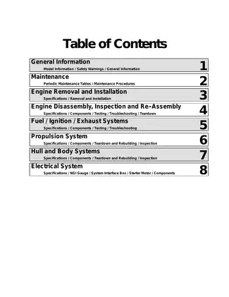 2004 Polaris MSX 110/150 Service Manual - Comprehensive Guide to Maintenance and Repair Preview image 2
