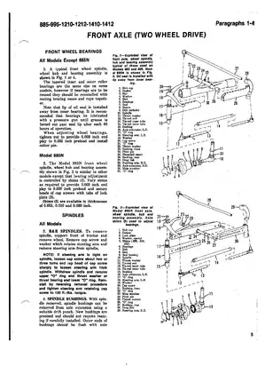 1985-1990 David Brown/Case 1410 utility tractor service manual Preview image 5