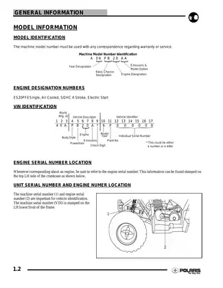 Polaris Phoenix & Sawtooth 200 Complete Service Manual Preview image 2