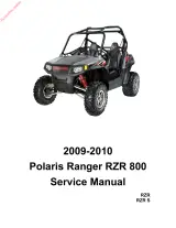 2009–2010 Polaris Ranger RZR 800 Factory Service Manual (P/N 9921878) – preview page 1
