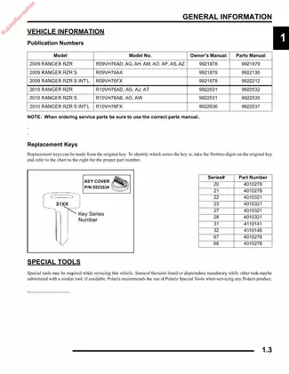 2009-2010 Polaris Ranger RZR, RZR S service manual Preview image 4