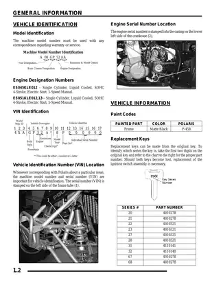 2008 Polaris Outlaw 450 MXR, 525 S, 525 IRS ATV service manual Preview image 2