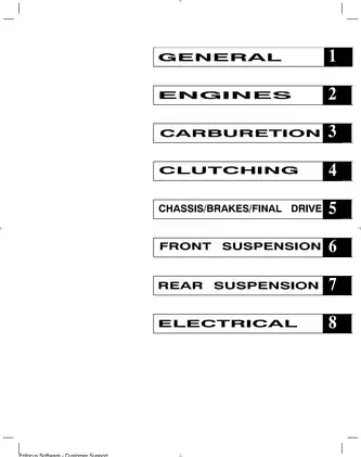 2003 Polaris Pro X 440, Pro X 600, Pro X 700, Pro X 800 snowmobile repair manual Preview image 5