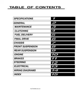 Polaris 2004 Pro X Snowmobile Service Manual Preview image 3