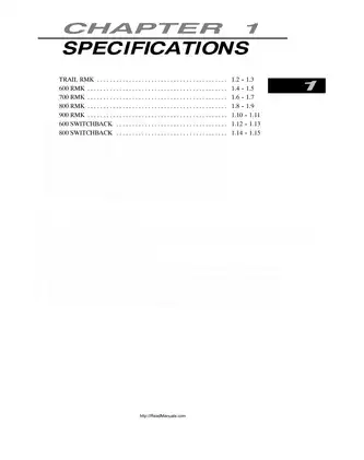 Polaris 2005 Deep Snow Manual (PN9919302) - Comprehensive Service Guide Preview image 5
