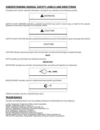 2008 Polaris Edge/Widetrak Snowmobile Service Manual - Comprehensive Guide for Technicians Preview image 2
