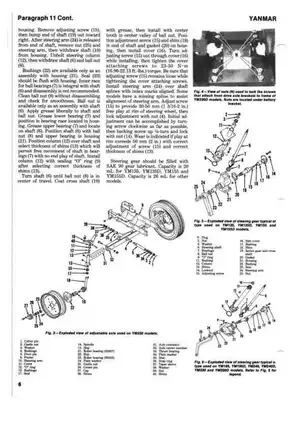 Yanmar YM195, YM195D, YM240, YM240D compact utility tractor shop manual Preview image 5